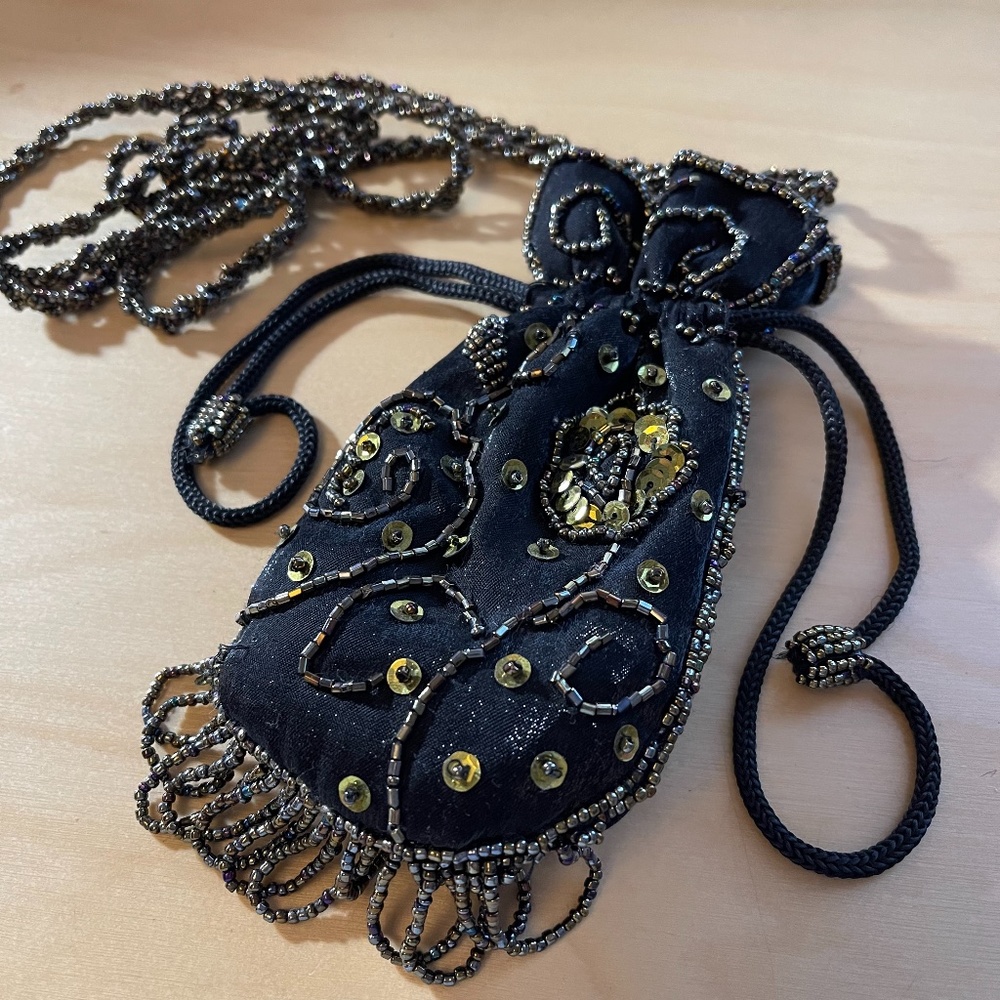 Boho Beaded Tiny Purse